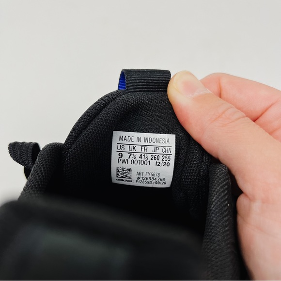 Adidas QT Racer Sport Shoes Pull-Tab Side-Stripe Patterned Midsole Women Sneaker - Picture 10 of 12